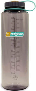 Nalgene Sustain Tritan BPA-Free Water  Made with Material Derived from 50% Plastic Waste (using ISCC certified mass balance), 48 OZ, Wide Mouth, Aubergine Q5GG