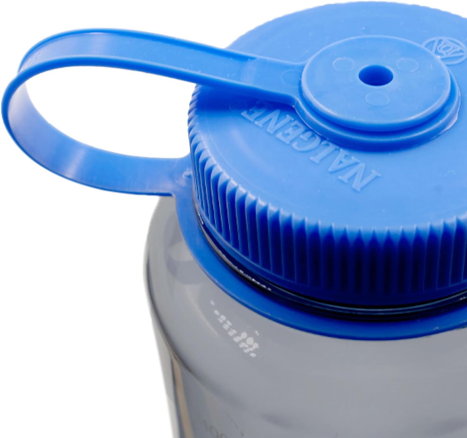 Nalgene Sustain Tritan BPA-Free Water  Made with Material Derived from 50% Plastic Waste (using ISCC certified mass balance), 48 OZ, Wide Mouth, Aubergine Q5GG
