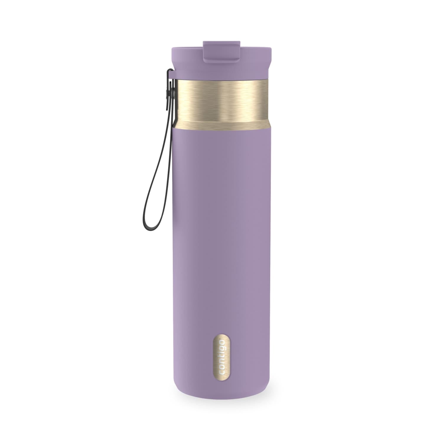 Contigo DualSip 24 oz Leakproof Insulated Water Bottle with Carrying Strap and 2-Way Lid BMW5