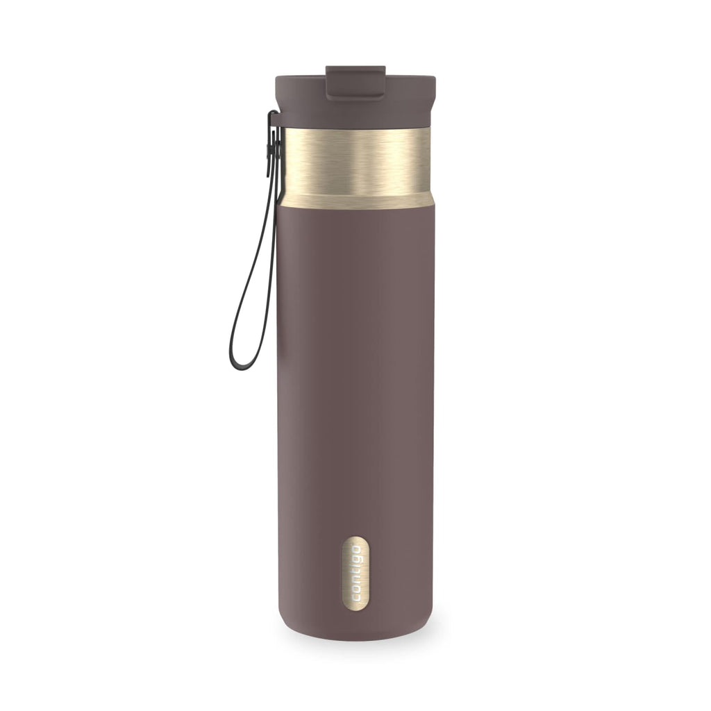 Contigo DualSip 24 oz Leakproof Insulated Water Bottle with Carrying Strap and 2-Way Lid BMW5