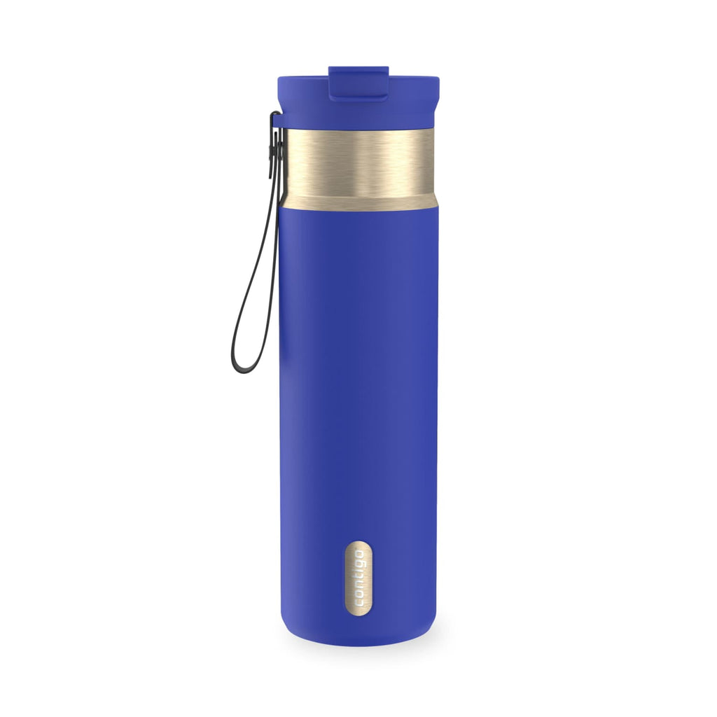 Contigo DualSip 24 oz Leakproof Insulated Water Bottle with Carrying Strap and 2-Way Lid BMW5