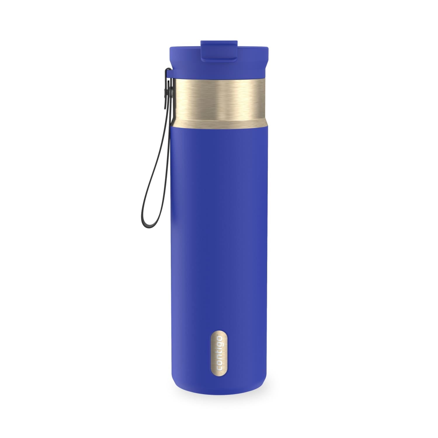 Contigo DualSip 24 oz Leakproof Insulated Water Bottle with Carrying Strap and 2-Way Lid BMW5