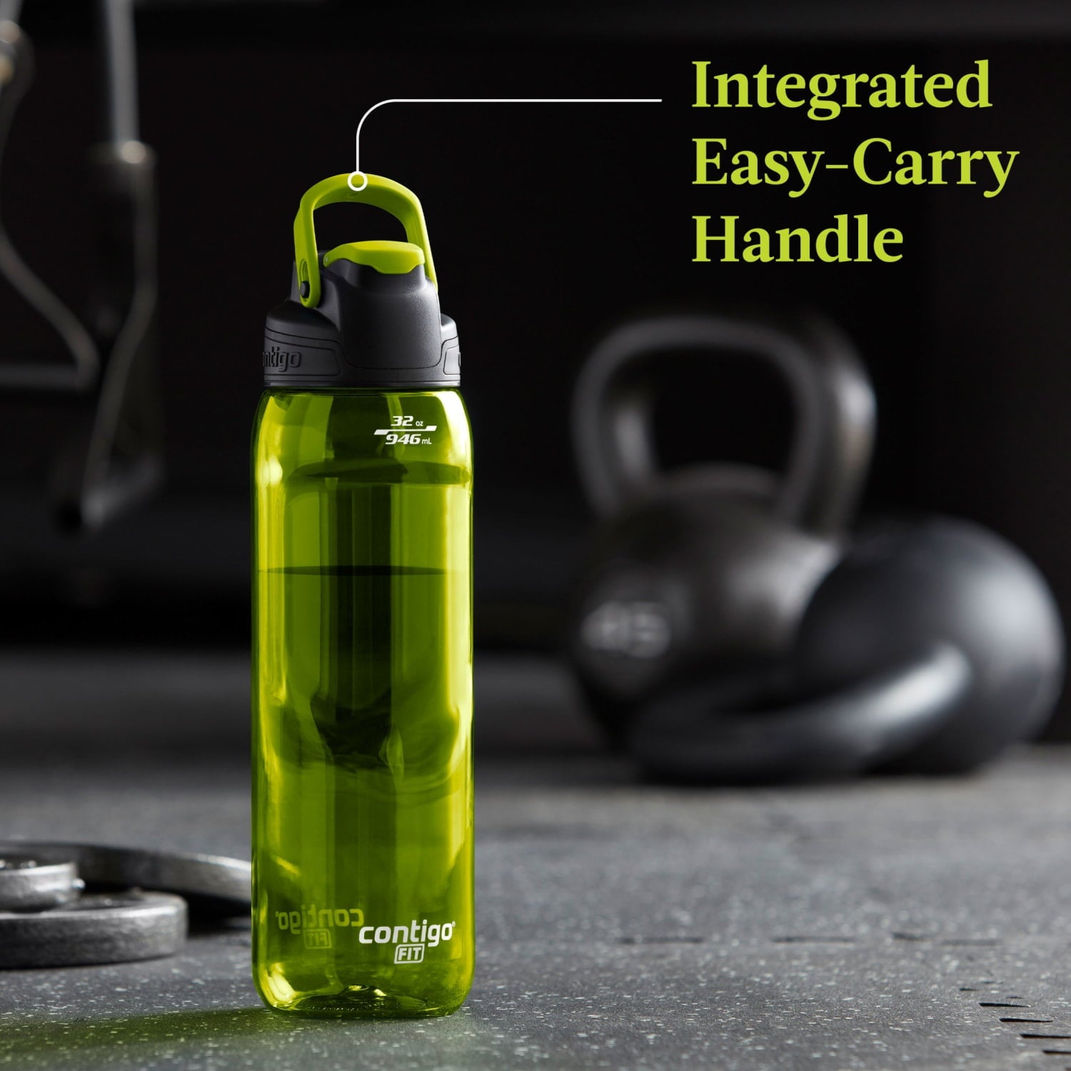 Contigo Fit Water Bottle with AUTOSEAL Lid, 32oz., Bolt BXCD