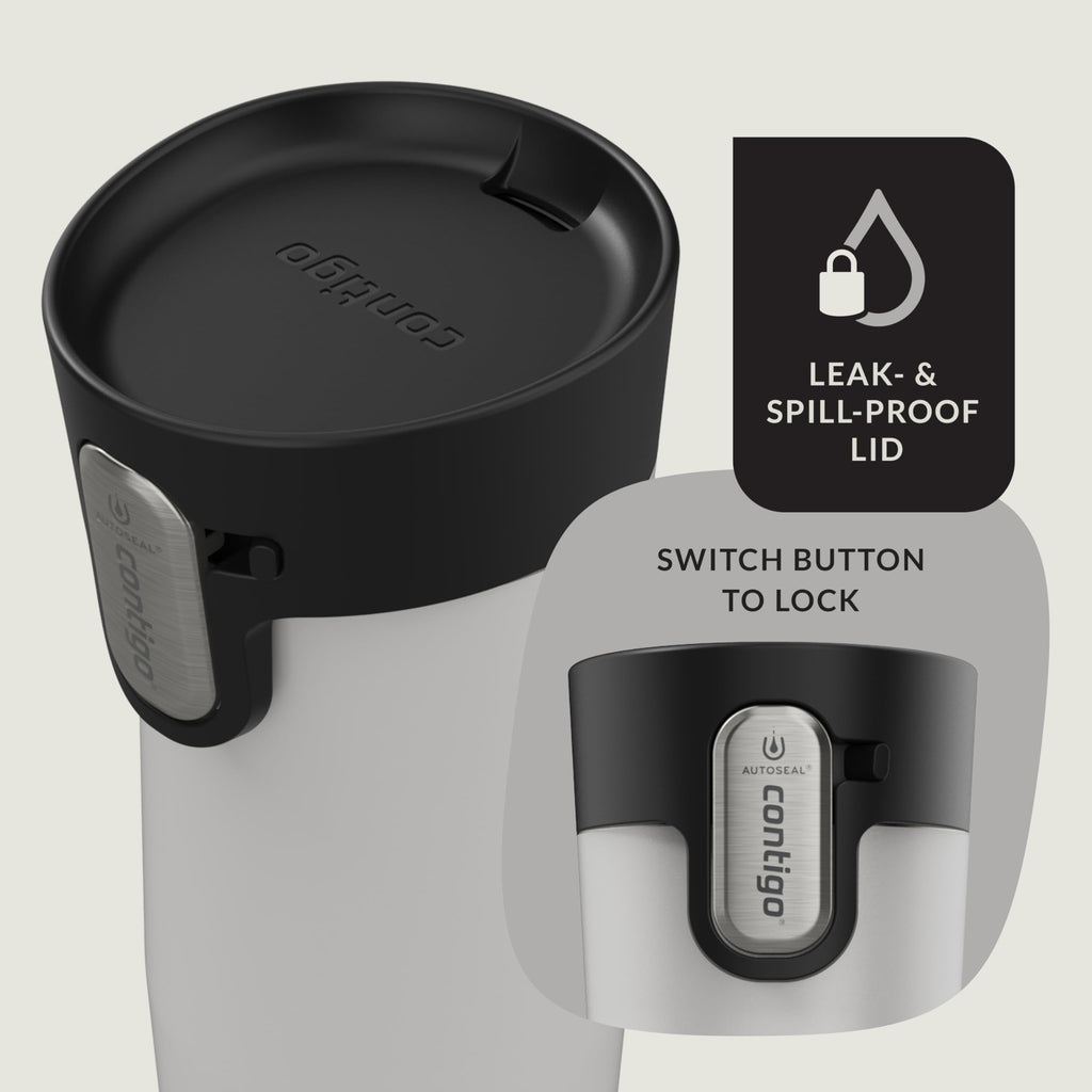 Contigo AUTOSEAL West Loop Vacuum-Insulated Stainless Steel Travel Mug with Easy-Clean Lid, 12oz 1WVG