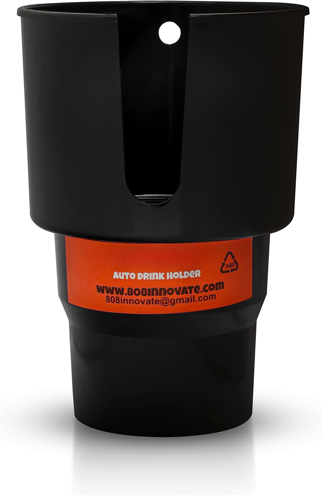 Cup Holder Expander - Fits Hydro Flasks 32/40 oz, Nalgene,  &amp; Large Bottles up to 3.8  Wide - for  up to 3.2  Wide - Black EFIE