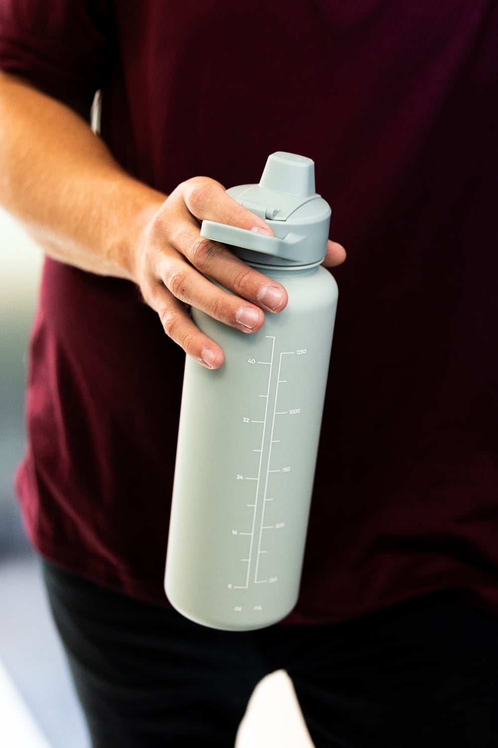 Simple Modern 48 fl oz Reusable Tritan Summit Water Bottle with Silicone Straw Lid|Seaglass Sage JGAY