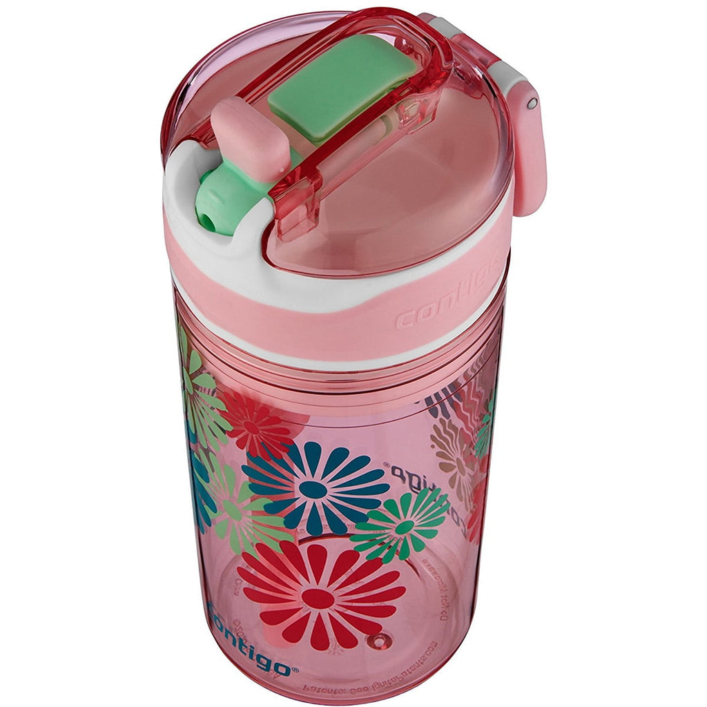 Contigo 13 oz. Kid's Snack Hero Drink Tumbler - Ballet Slipper Pink with Flowers 03HI