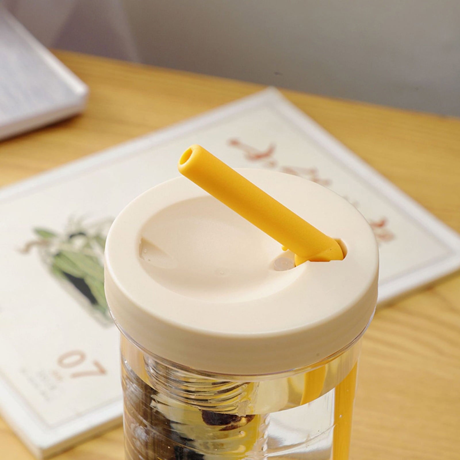 AURIGATE Simple Modern Plastic Tumbler with Lid and Straw Reusable BPA Free Iced Coffee Cups Double Wall Smoothie Cup Gifts for Women Men Him Her Classic Collection CKGZ