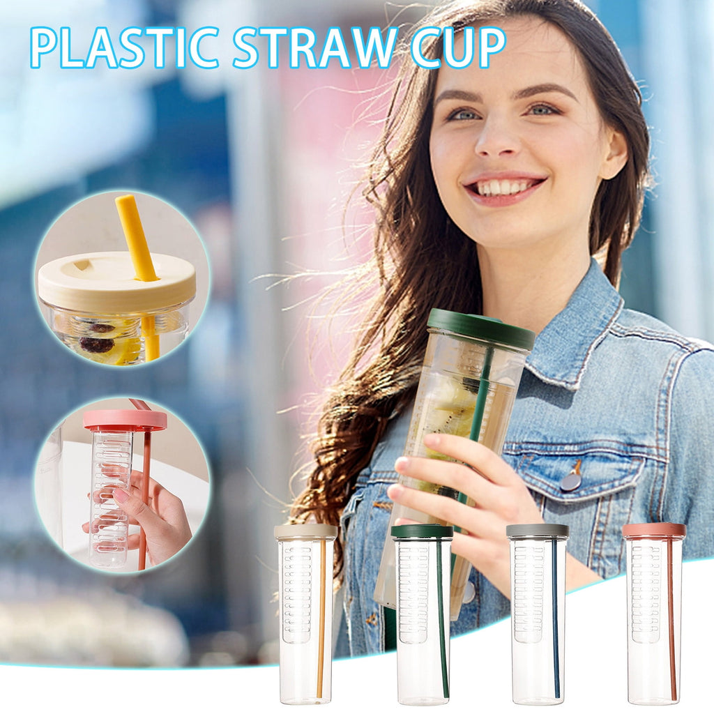AURIGATE Simple Modern Plastic Tumbler with Lid and Straw Reusable BPA Free Iced Coffee Cups Double Wall Smoothie Cup Gifts for Women Men Him Her Classic Collection CKGZ
