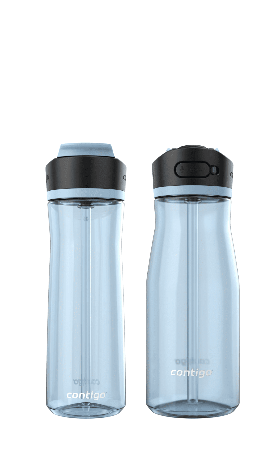 Contigo Ashland Water Bottle Bundle – Glacier Color, 32oz + 24oz Leakproof Autospout BPA-Free Set RC85