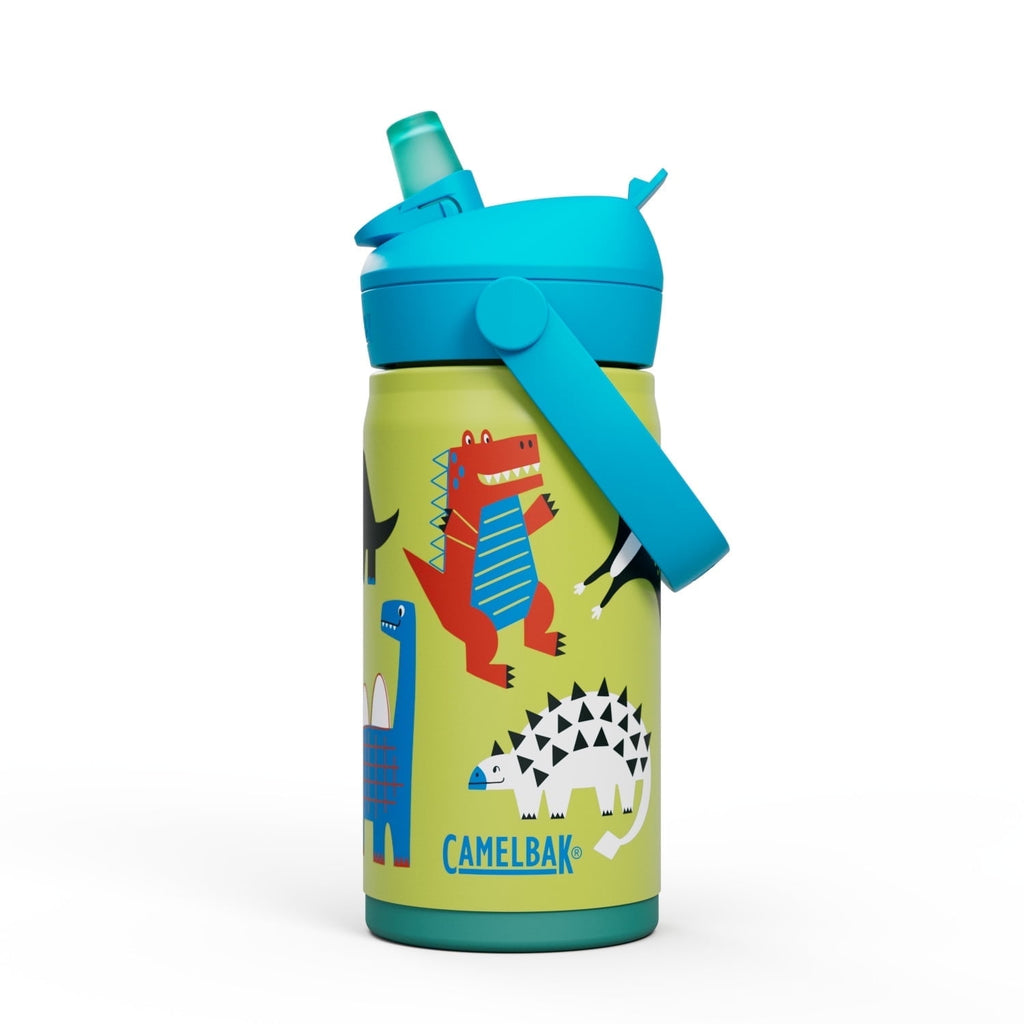 Camelbak Thrive™ Flip Straw Kids Stainless 12oz Water Bottle, Dino Jam X7FL