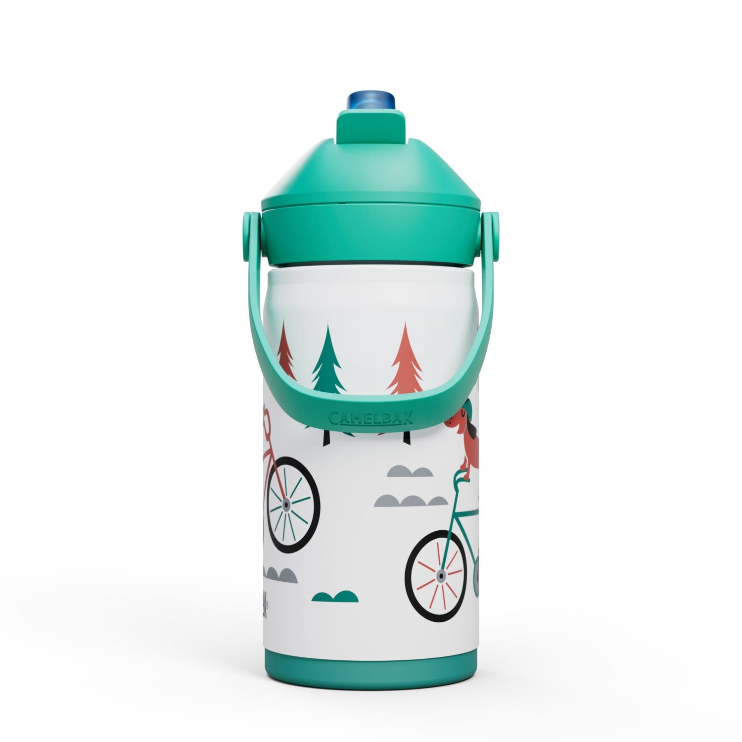 Camelbak Thrive™ Flip Straw Kids Stainless 12oz Water Bottle, Dino Jam X7FL