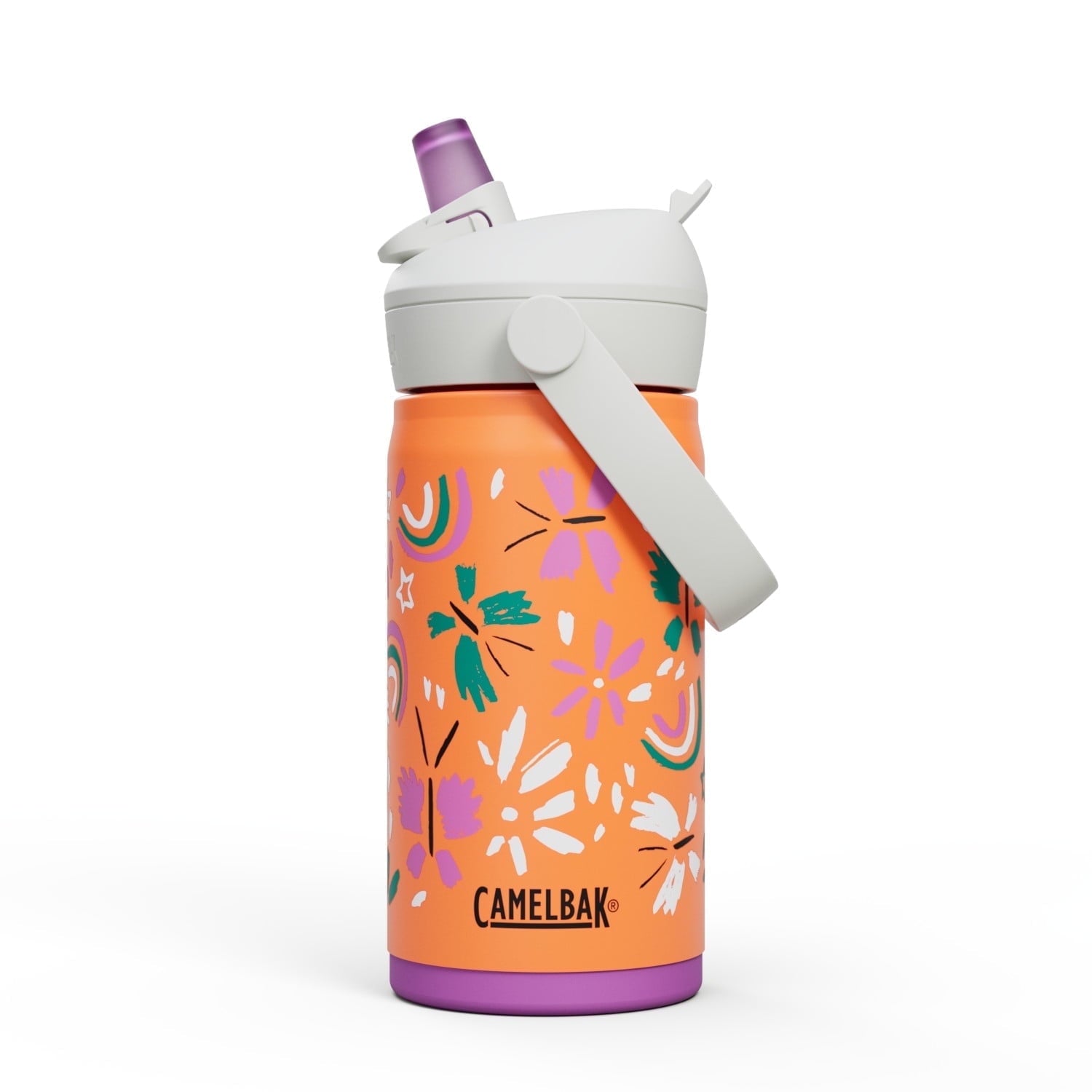 Camelbak Thrive™ Flip Straw Kids Stainless 12oz Water Bottle, Dino Jam X7FL