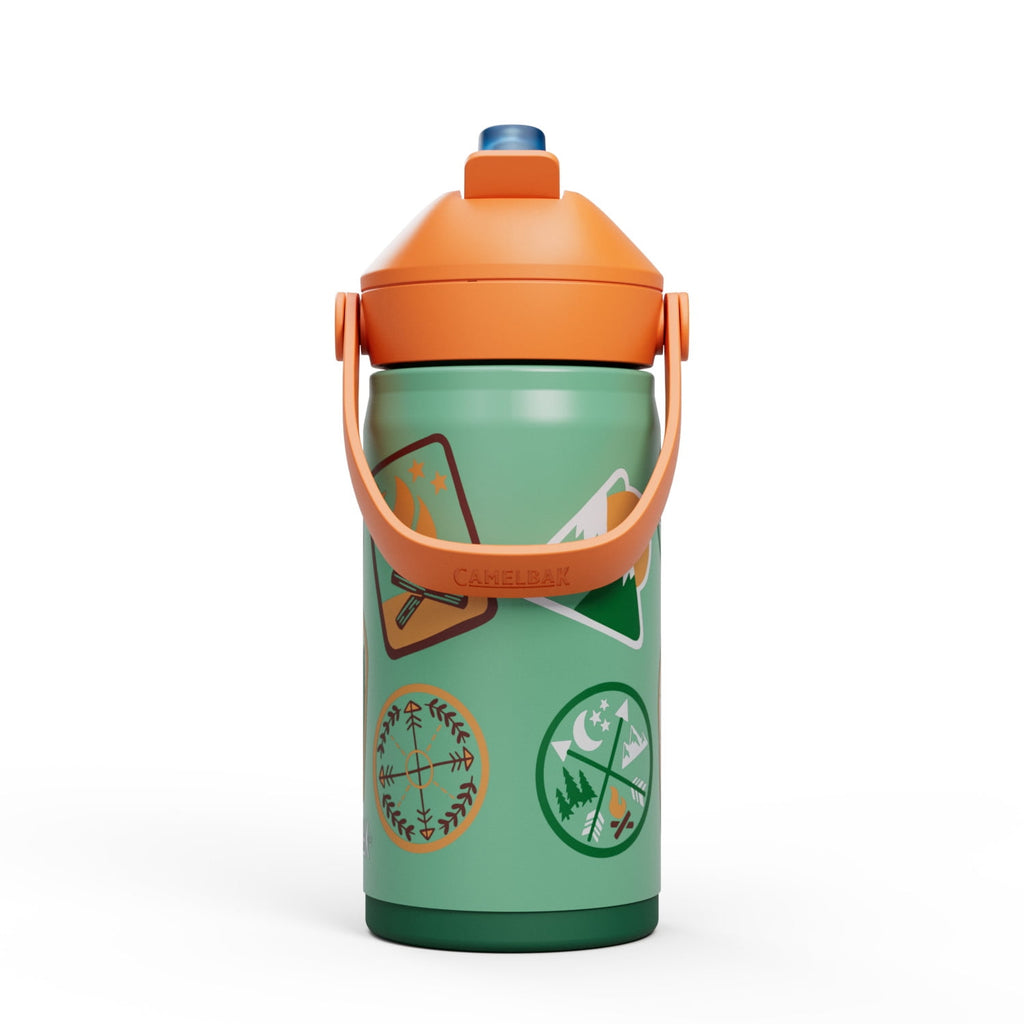 Camelbak Thrive™ Flip Straw Kids Stainless 12oz Water Bottle, Dino Jam X7FL