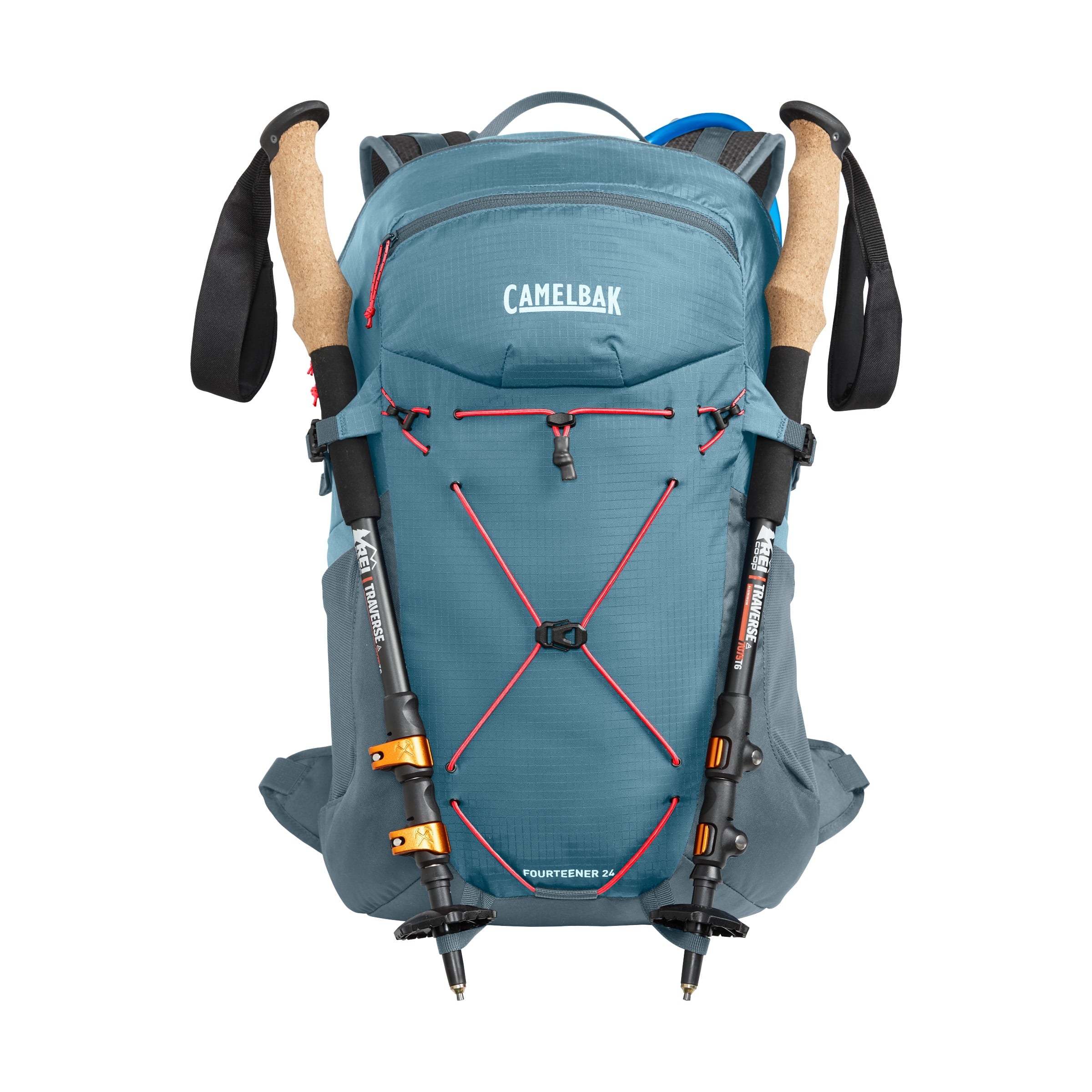 Camelbak Women's Fourteener™ 24 100oz, Smoke Blue/Fiery Coral HFNX