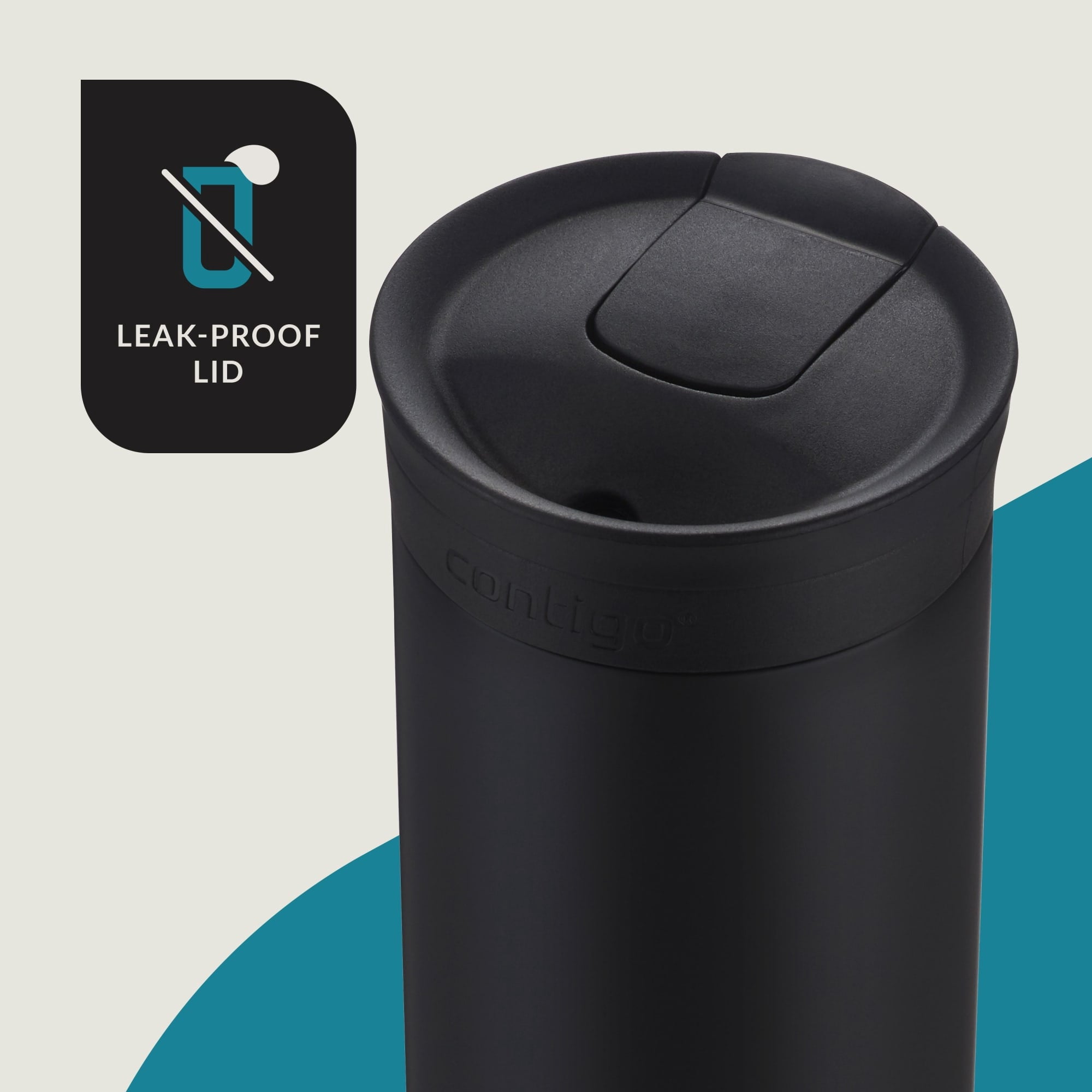 Contigo 16 oz. Huron 2.0 SnapSeal Stainless Steel Travel Mug - Licorice CATV