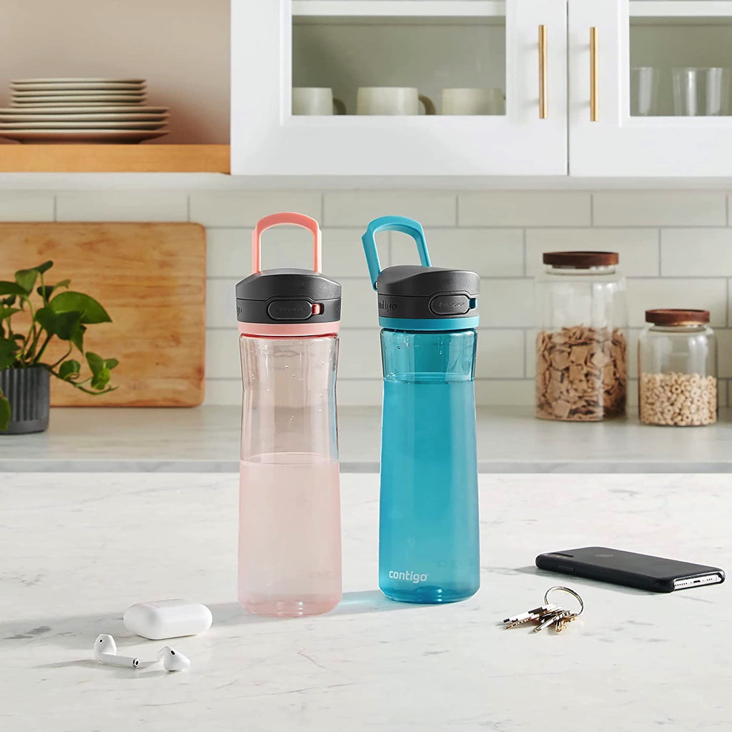 Contigo 24 oz. Jackson 2.0 Tritan Water Bottle 2-Pack - Jade Vine/Pineapple 15UR