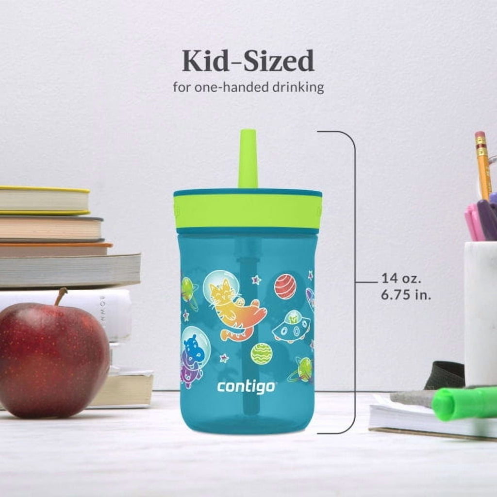 Contigo Kid's 14 oz. Leighton Tumbler 2-Pack - Dogs Doing Things/Spacecraft PEC4