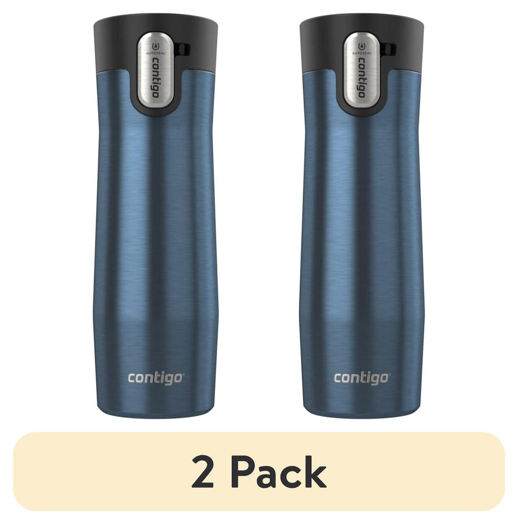 Contigo AUTOSEAL West Loop Vacuum-Insulated Stainless Steel Travel Mug with Easy-Clean Lid, 20 oz JSSU