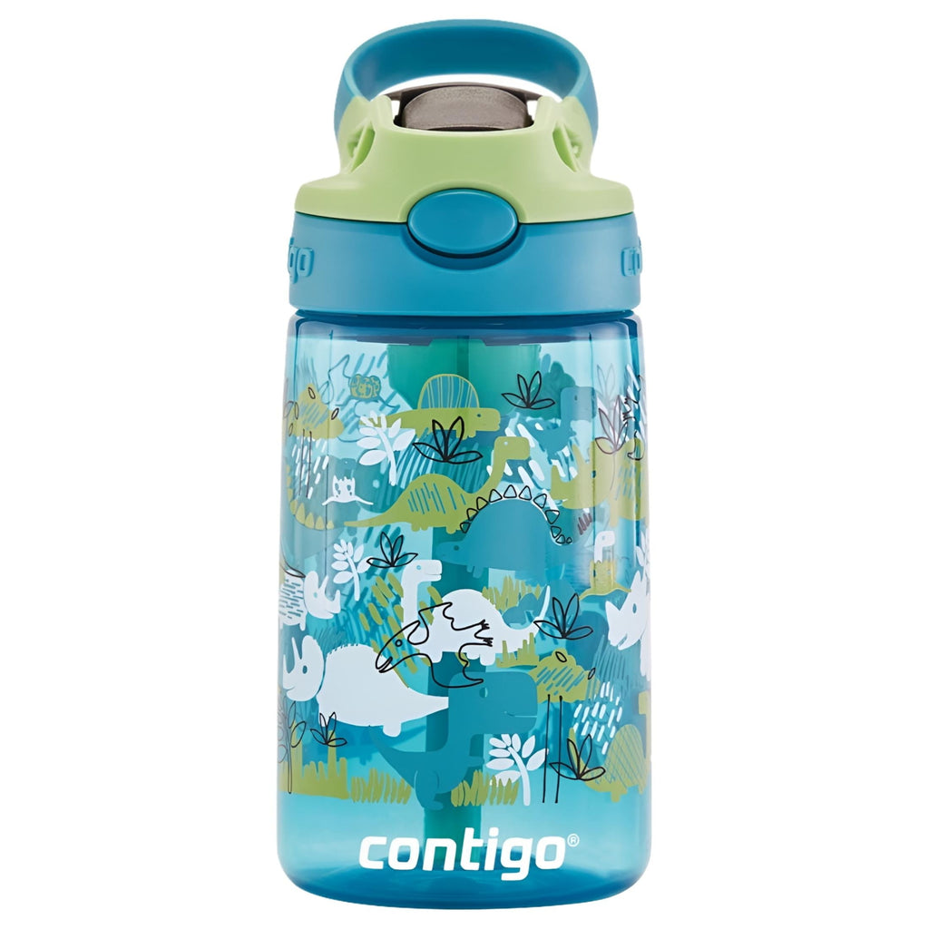 Contigo Kids 2-Pack Straw Water Bottle, 14 oz - Dinos/Sharks KHEW