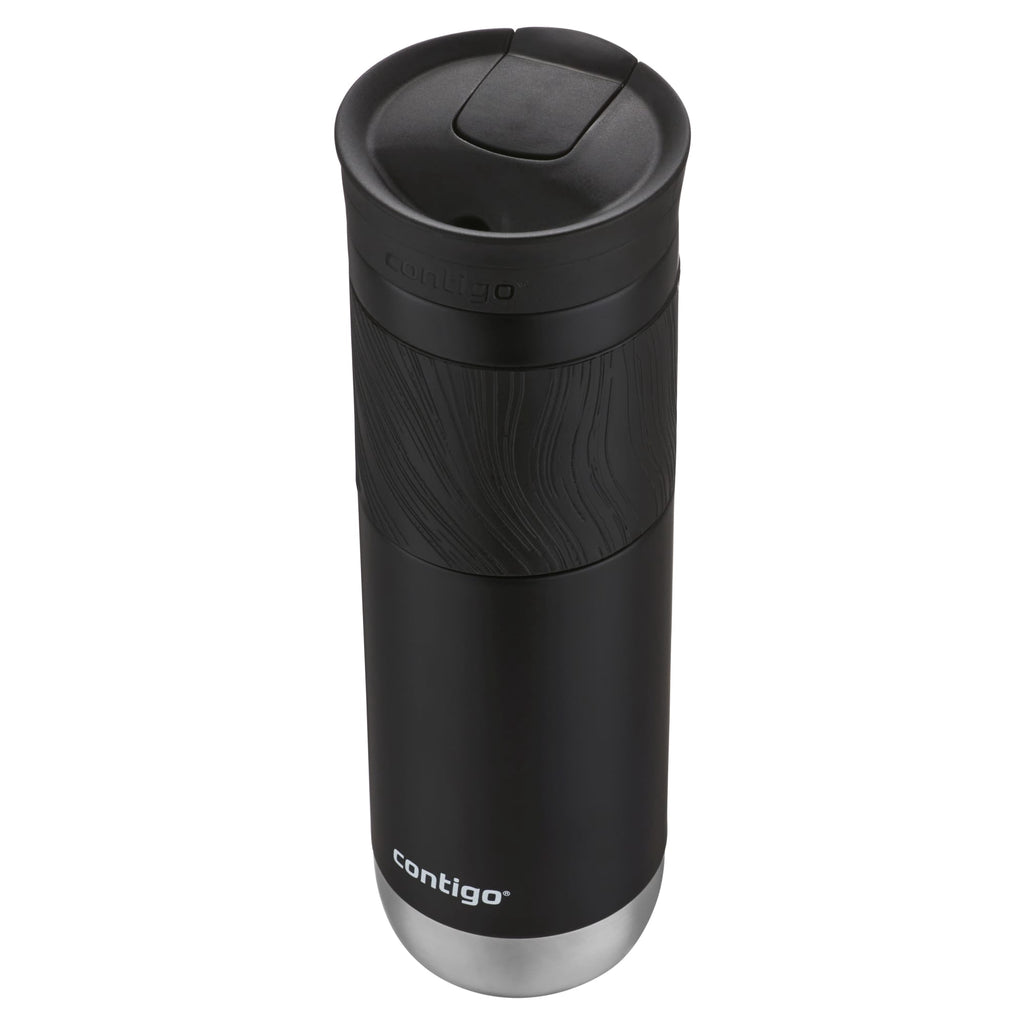 Contigo Byron 2.0 Stainless Steel Travel Mug with SNAPSEAL Lid and Grip in Black, 24 fl oz. PIFY