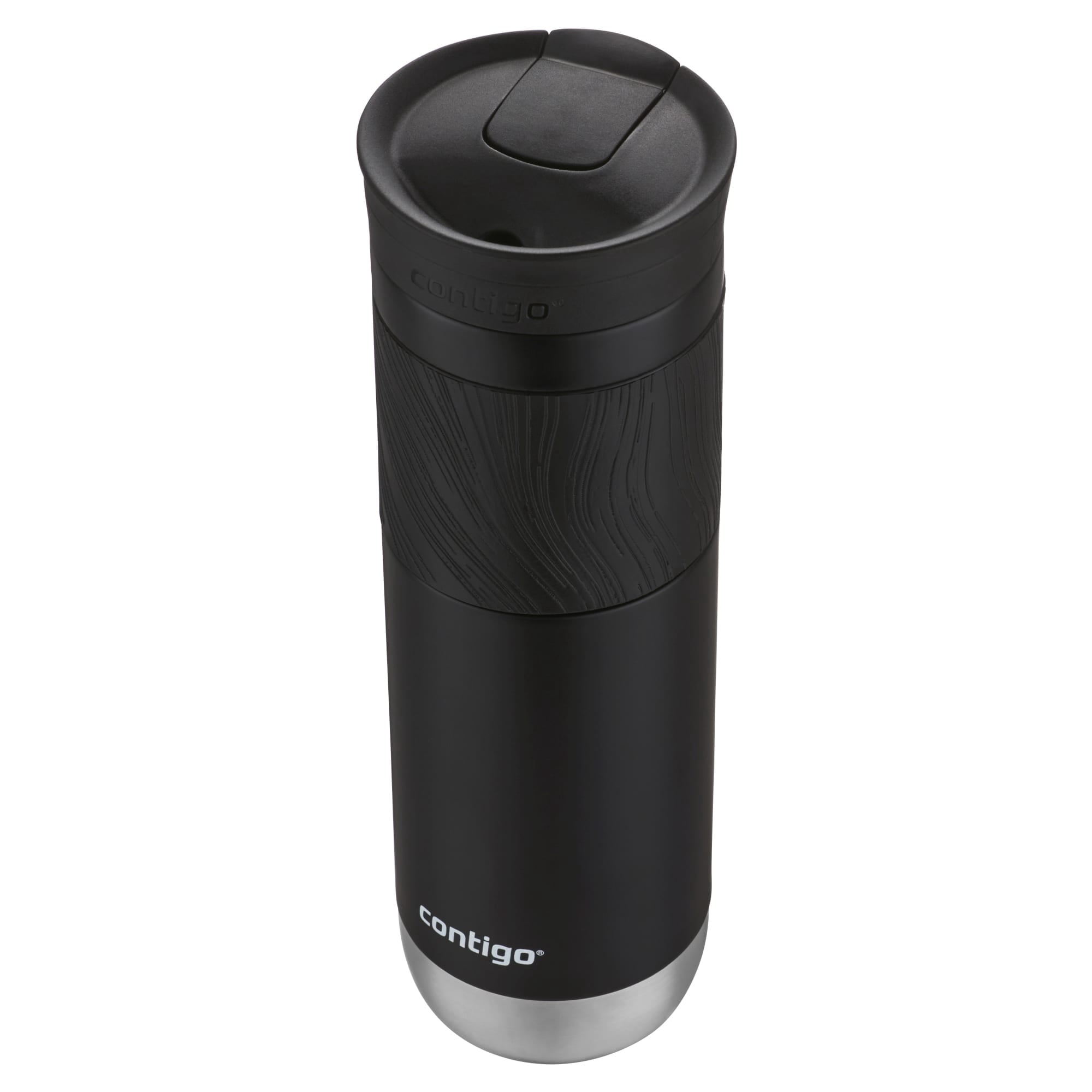 Contigo Byron 2.0 Stainless Steel Travel Mug with SNAPSEAL Lid and Grip in Black, 24 fl oz. PIFY