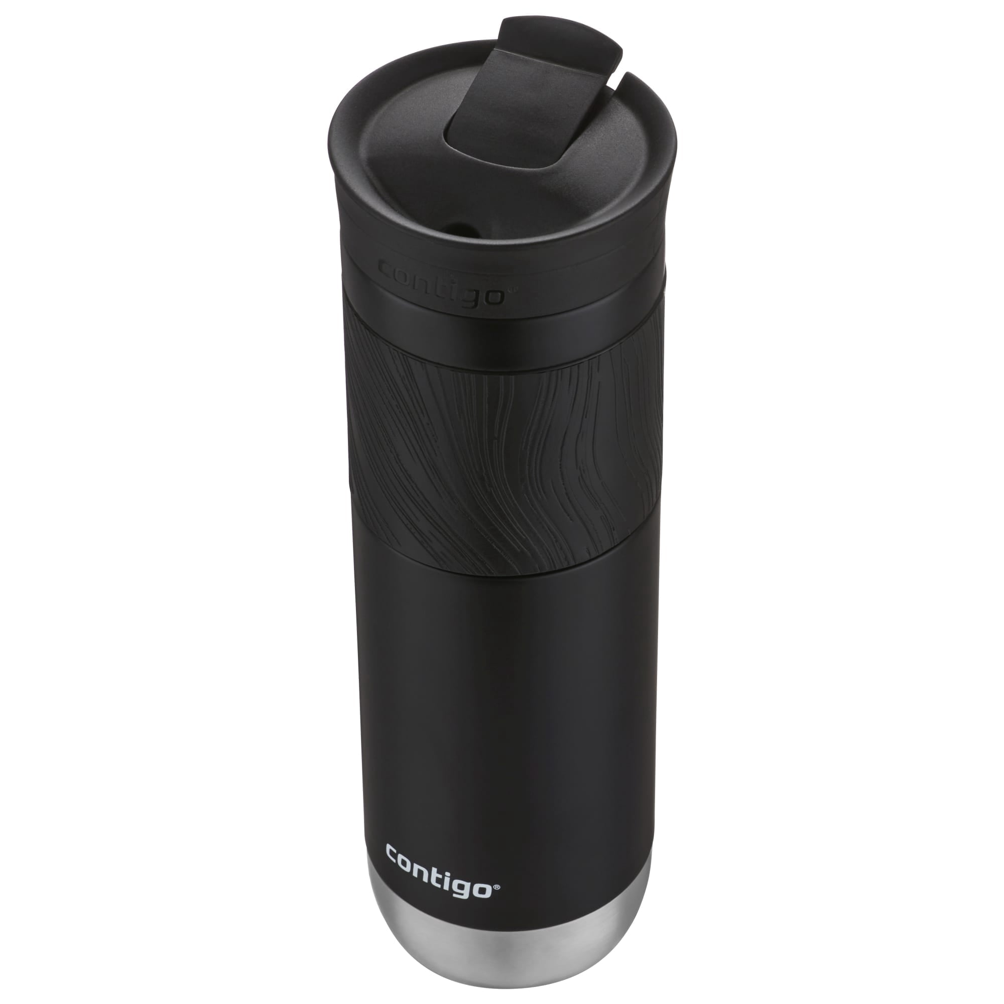 Contigo Byron 2.0 Stainless Steel Travel Mug with SNAPSEAL Lid and Grip in Black, 24 fl oz. PIFY