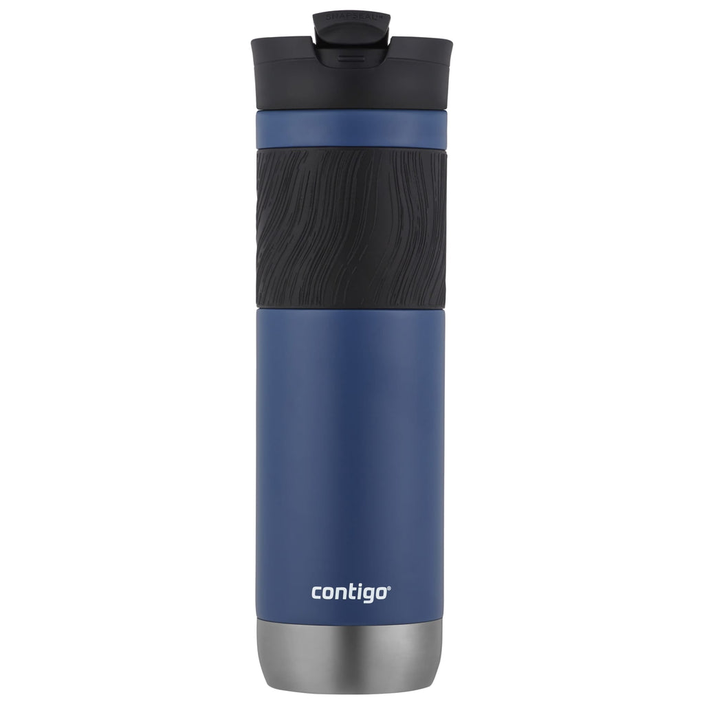 Contigo Byron 2.0 Stainless Steel Travel Mug with SNAPSEAL Lid and Grip in Black, 24 fl oz. PIFY