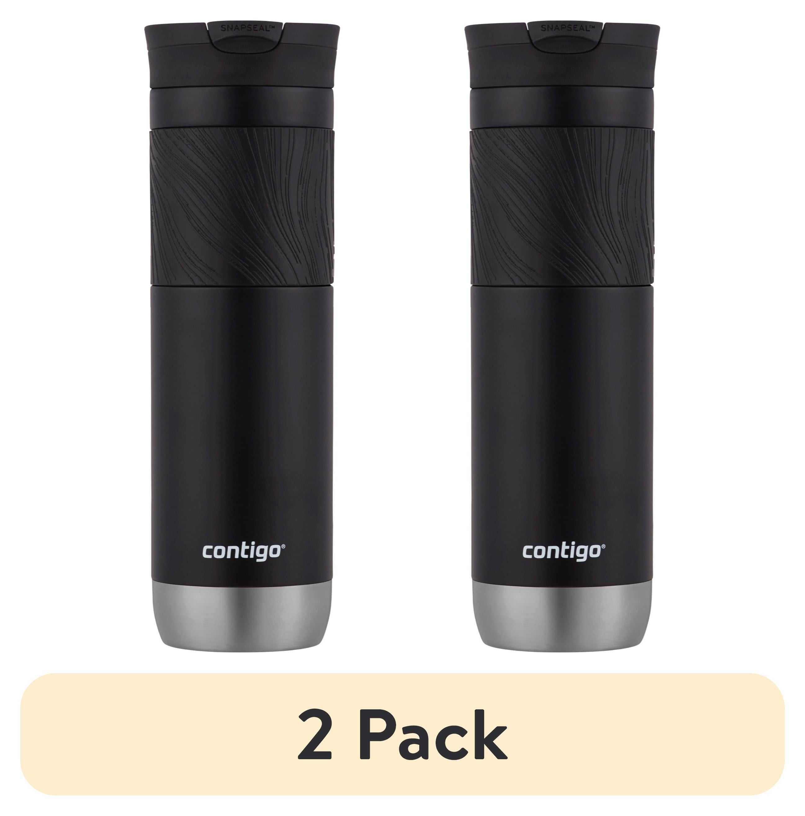 Contigo Byron 2.0 Stainless Steel Travel Mug with SNAPSEAL Lid and Grip in Black, 24 fl oz. PIFY
