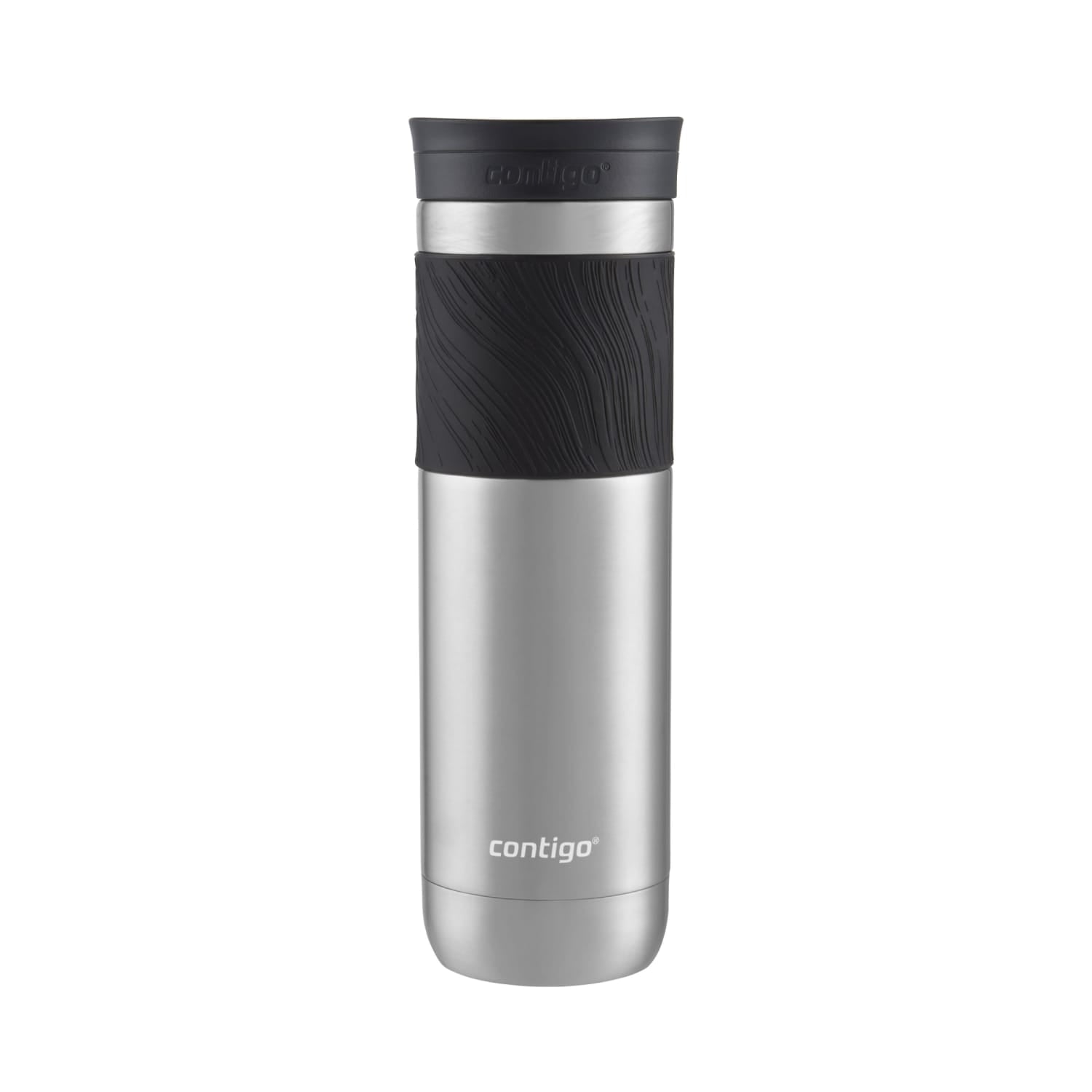 Contigo Byron 2.0 Stainless Steel Travel Mug with SNAPSEAL Lid and Grip in Black, 24 fl oz. PIFY