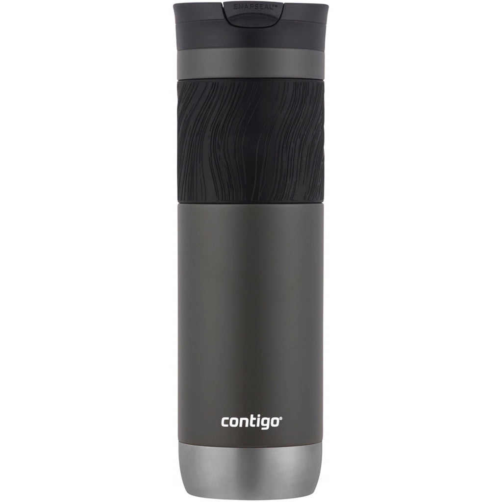 Contigo Byron 2.0 Stainless Steel Travel Mug with SNAPSEAL Lid and Grip in Black, 24 fl oz. PIFY