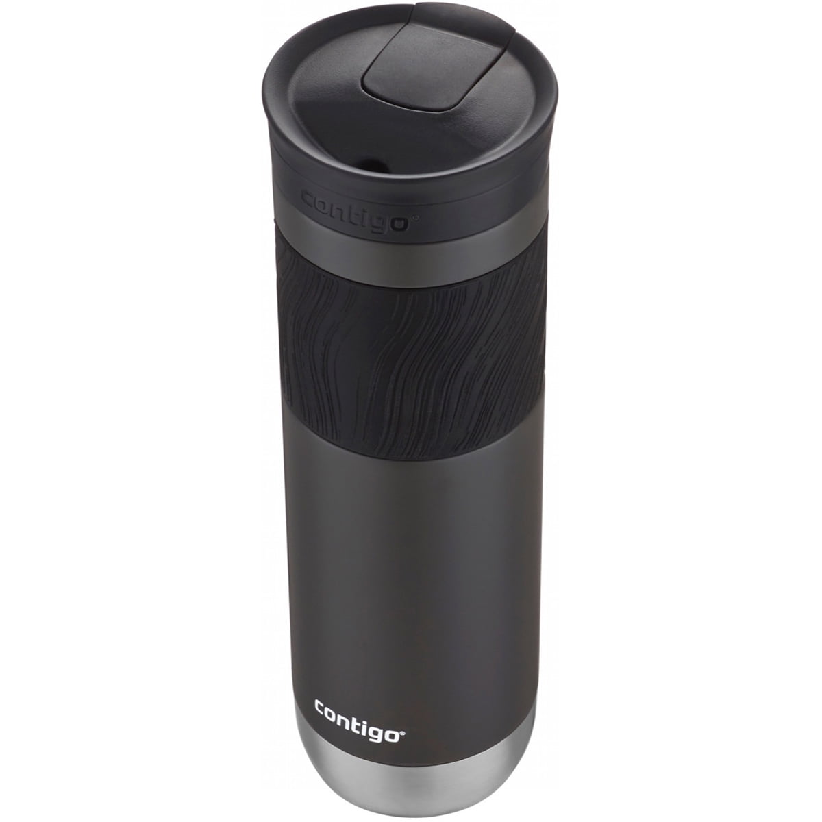 Contigo Byron 2.0 Stainless Steel Travel Mug with SNAPSEAL Lid and Grip in Black, 24 fl oz. PIFY
