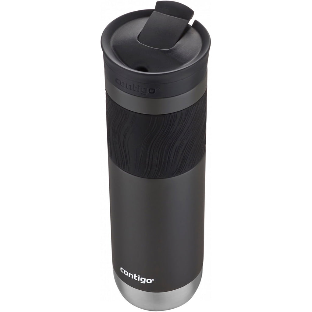 Contigo Byron 2.0 Stainless Steel Travel Mug with SNAPSEAL Lid and Grip in Black, 24 fl oz. PIFY