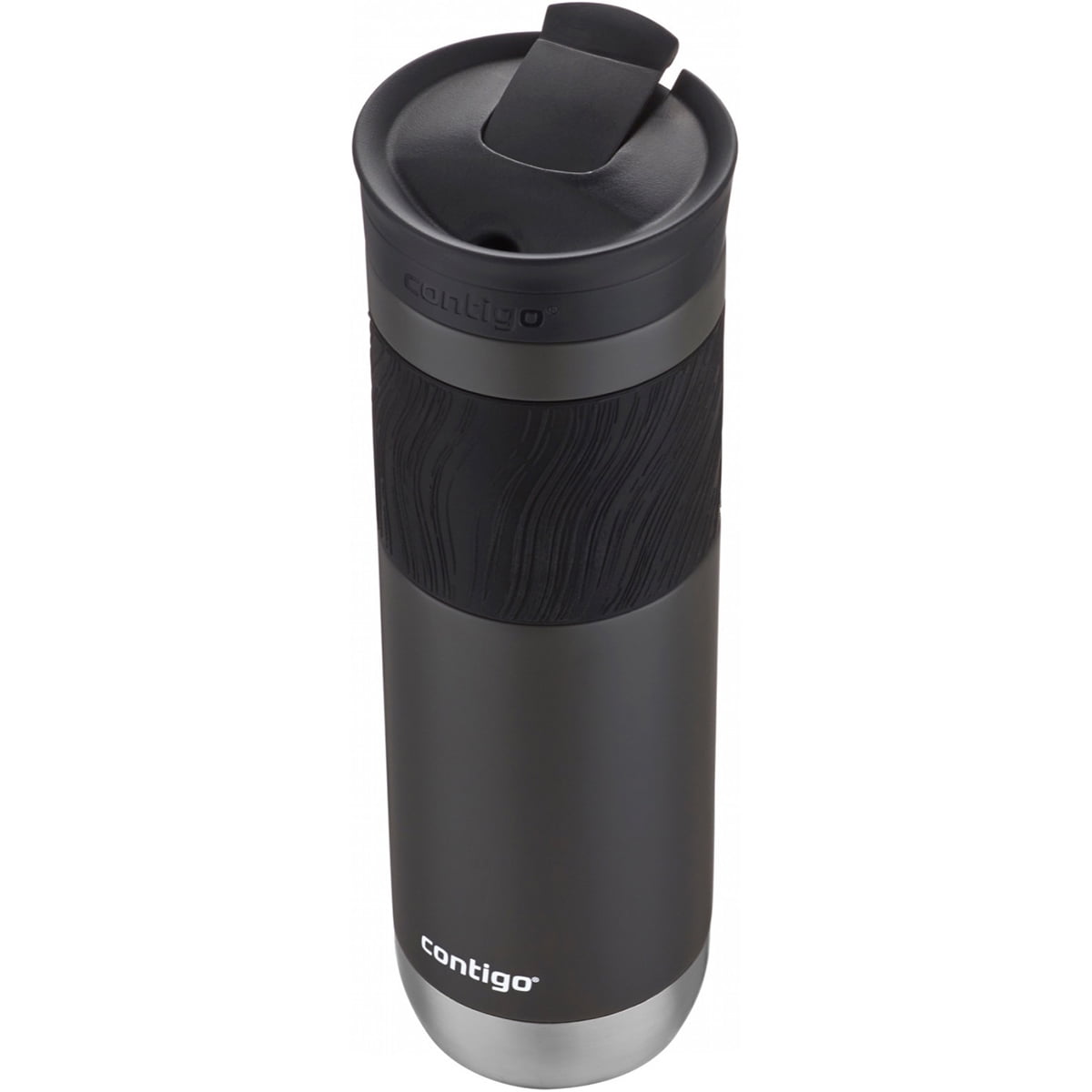 Contigo Byron 2.0 Stainless Steel Travel Mug with SNAPSEAL Lid and Grip in Black, 24 fl oz. PIFY