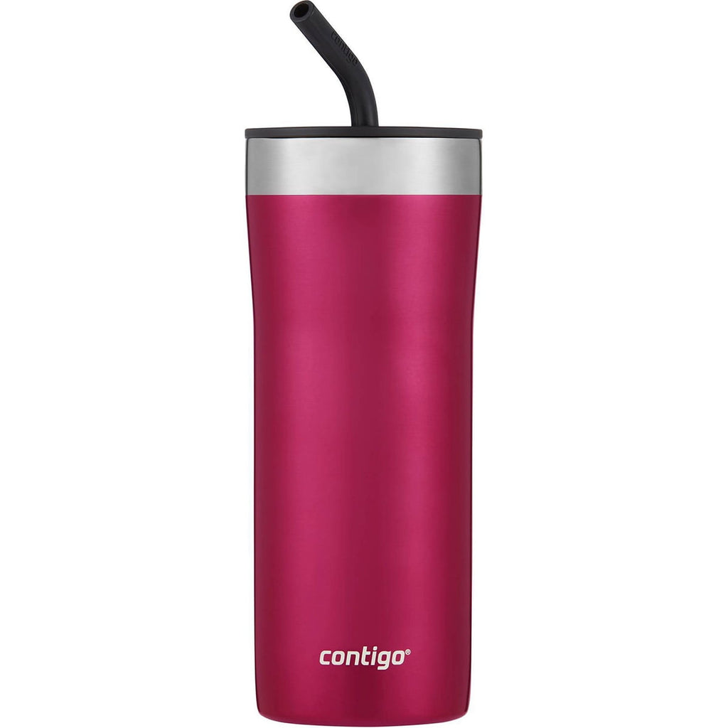 Contigo 24 oz. Streeterville Stainless Steel Tumbler with Straw - Dragon Fruit 5CHL