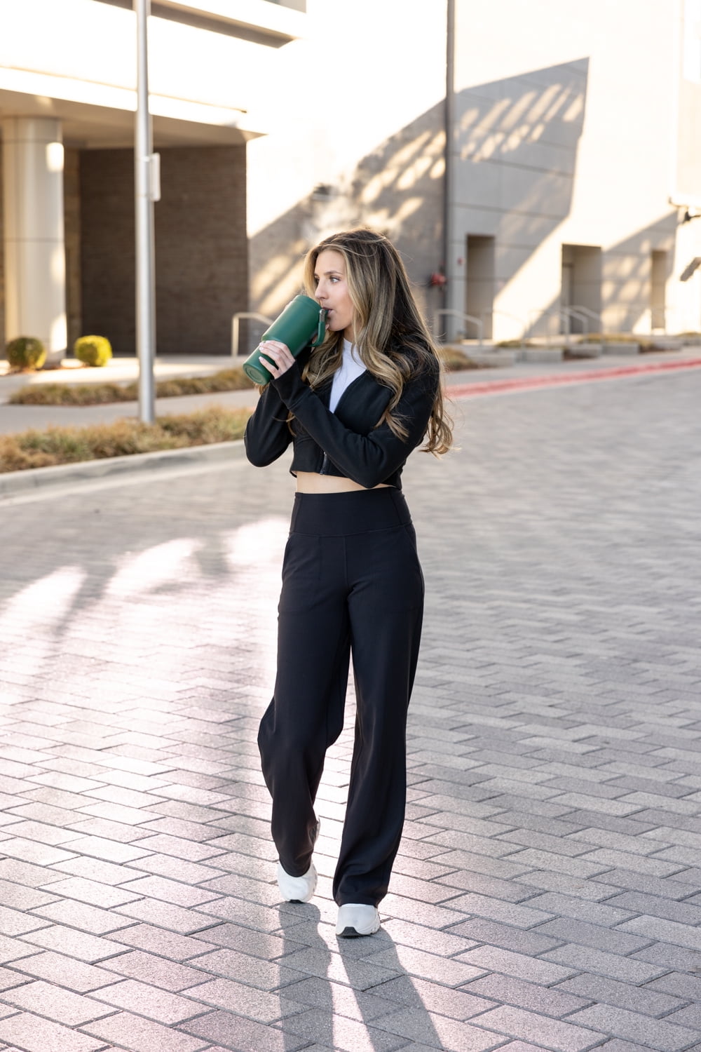 Simple Modern 30 fl oz Insulated Stainless Steel Trek Pivot Tumbler with Straw Lid and Top Handle|Forest E33V