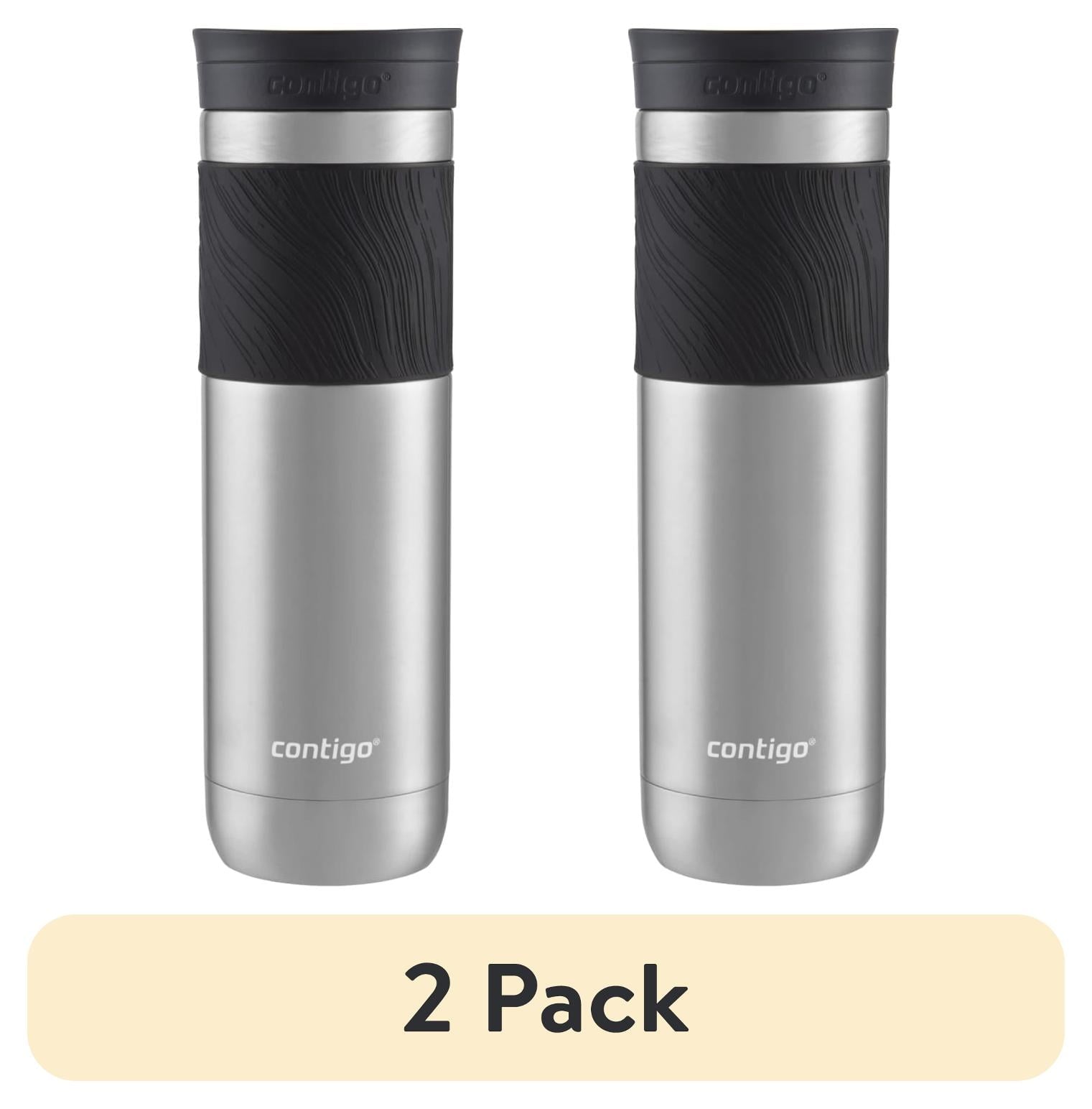 Contigo Byron 2.0 Stainless Steel Travel Mug with SNAPSEAL Lid and Grip in Black, 24 fl oz. PIFY