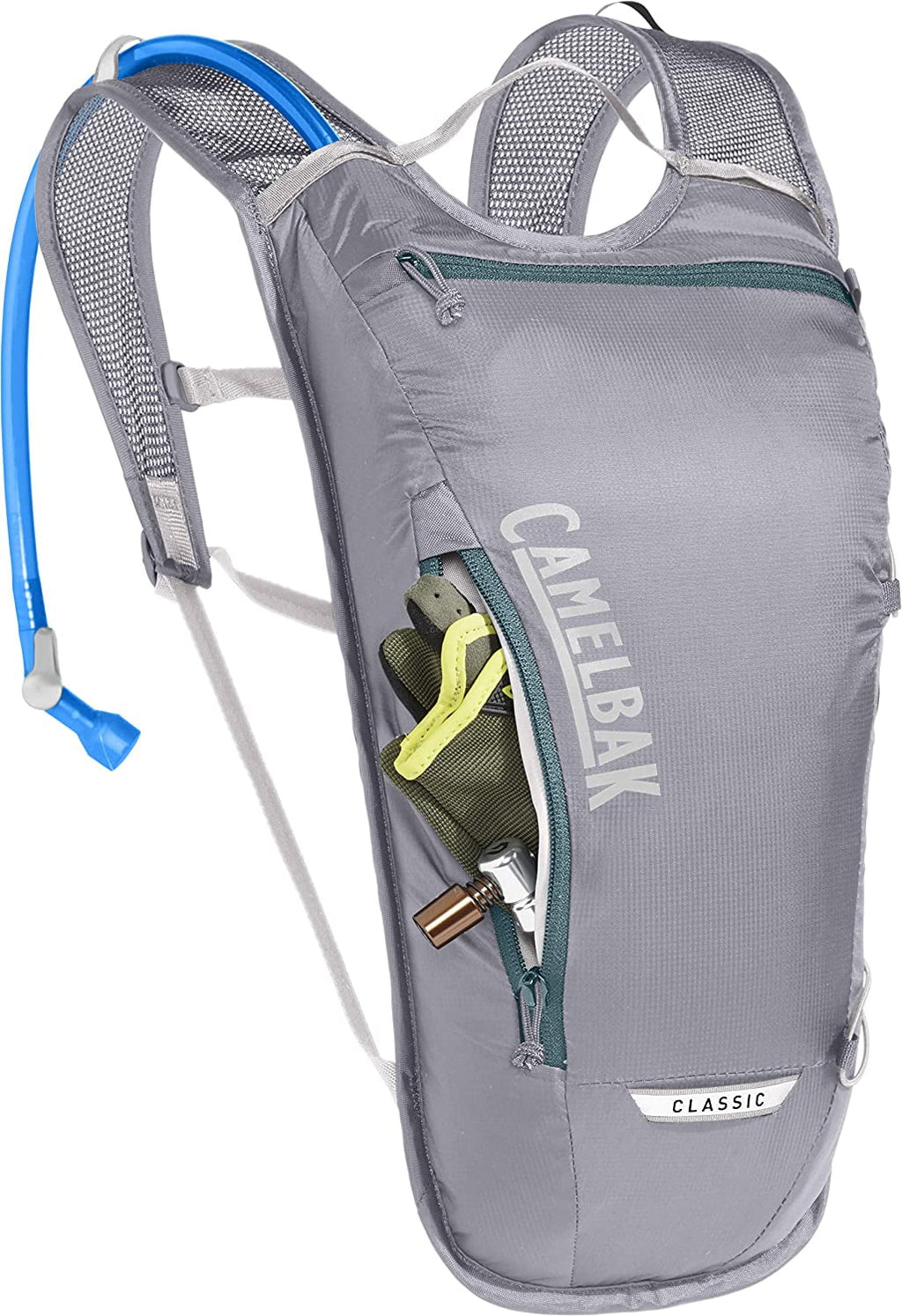 CamelBak Classic Light Bike Hydration Pack 70oz, Gunmetal/Hydro VRCJ