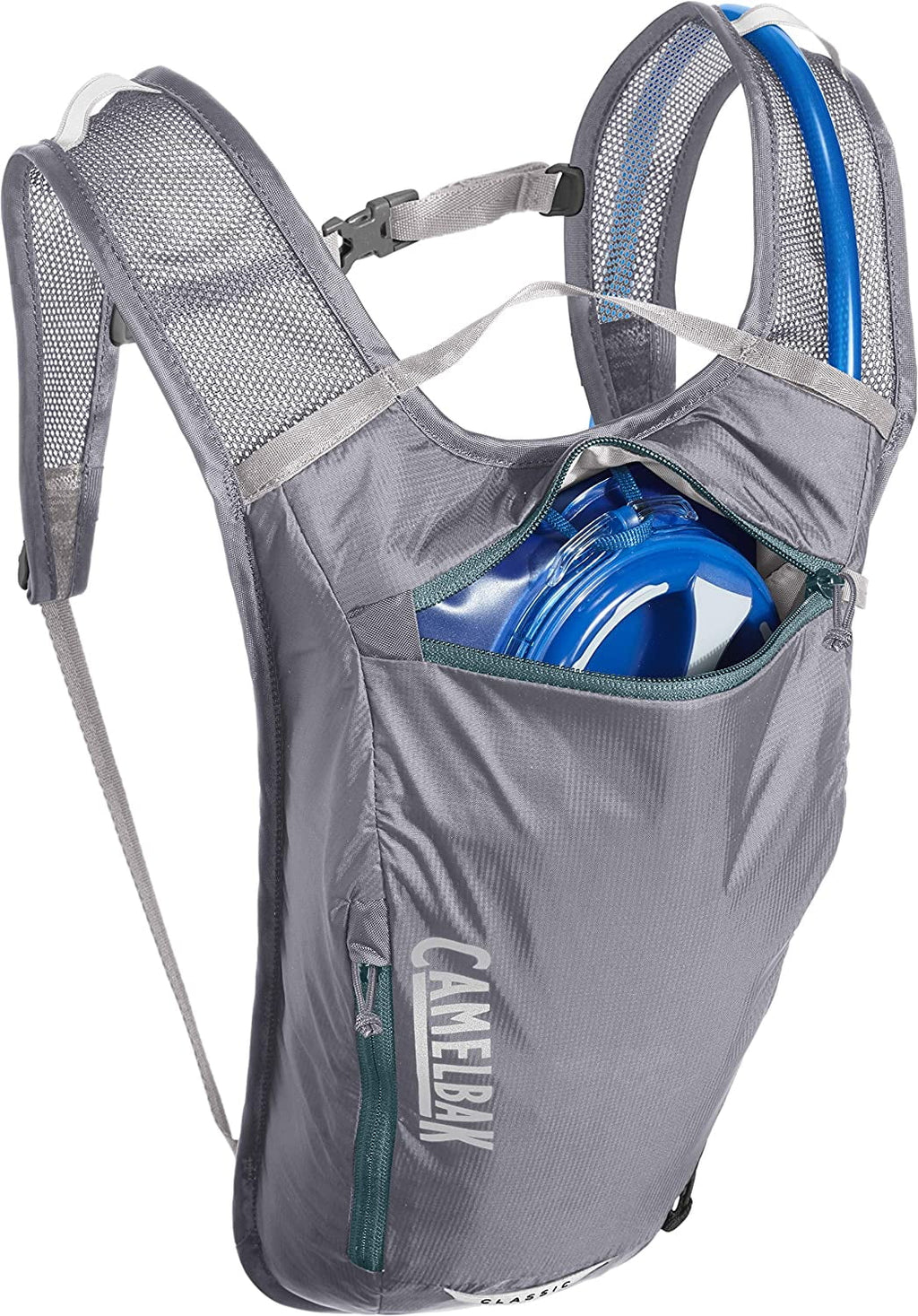 CamelBak Classic Light Bike Hydration Pack 70oz, Gunmetal/Hydro VRCJ