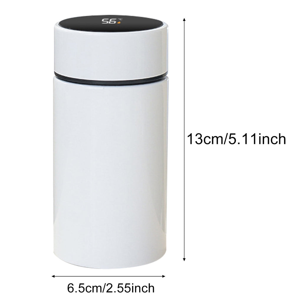 Stainless Steel Insulation Cup Cute Mini Portable Children Student Water Bottle Coffee Travel Mug LED Temperature Display Double Walled Vacuum Long Lasting Insulation J8LC