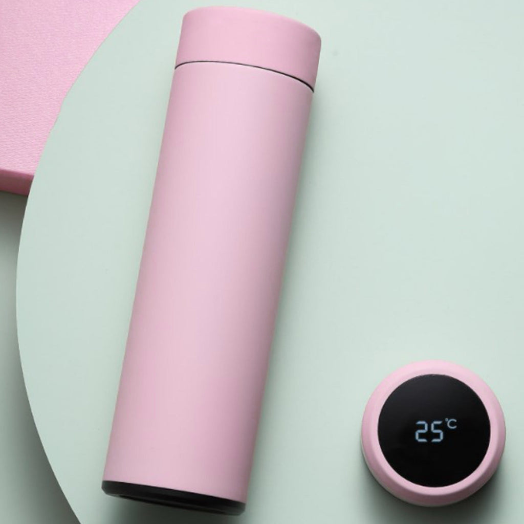 Stainless Steel Insulation Cup Cute Mini Portable Children Student Water Bottle Coffee Travel Mug LED Temperature Display Double Walled Vacuum Long Lasting Insulation J8LC