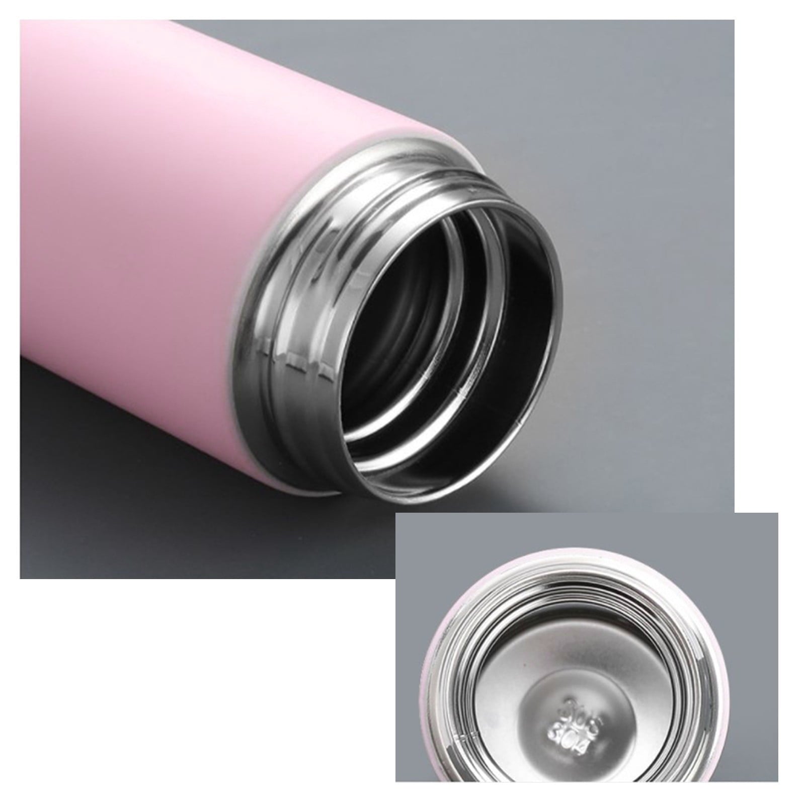 Stainless Steel Insulation Cup Cute Mini Portable Children Student Water Bottle Coffee Travel Mug LED Temperature Display Double Walled Vacuum Long Lasting Insulation J8LC