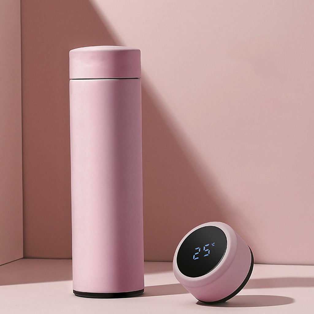 Stainless Steel Insulation Cup Cute Mini Portable Children Student Water Bottle Coffee Travel Mug LED Temperature Display Double Walled Vacuum Long Lasting Insulation J8LC