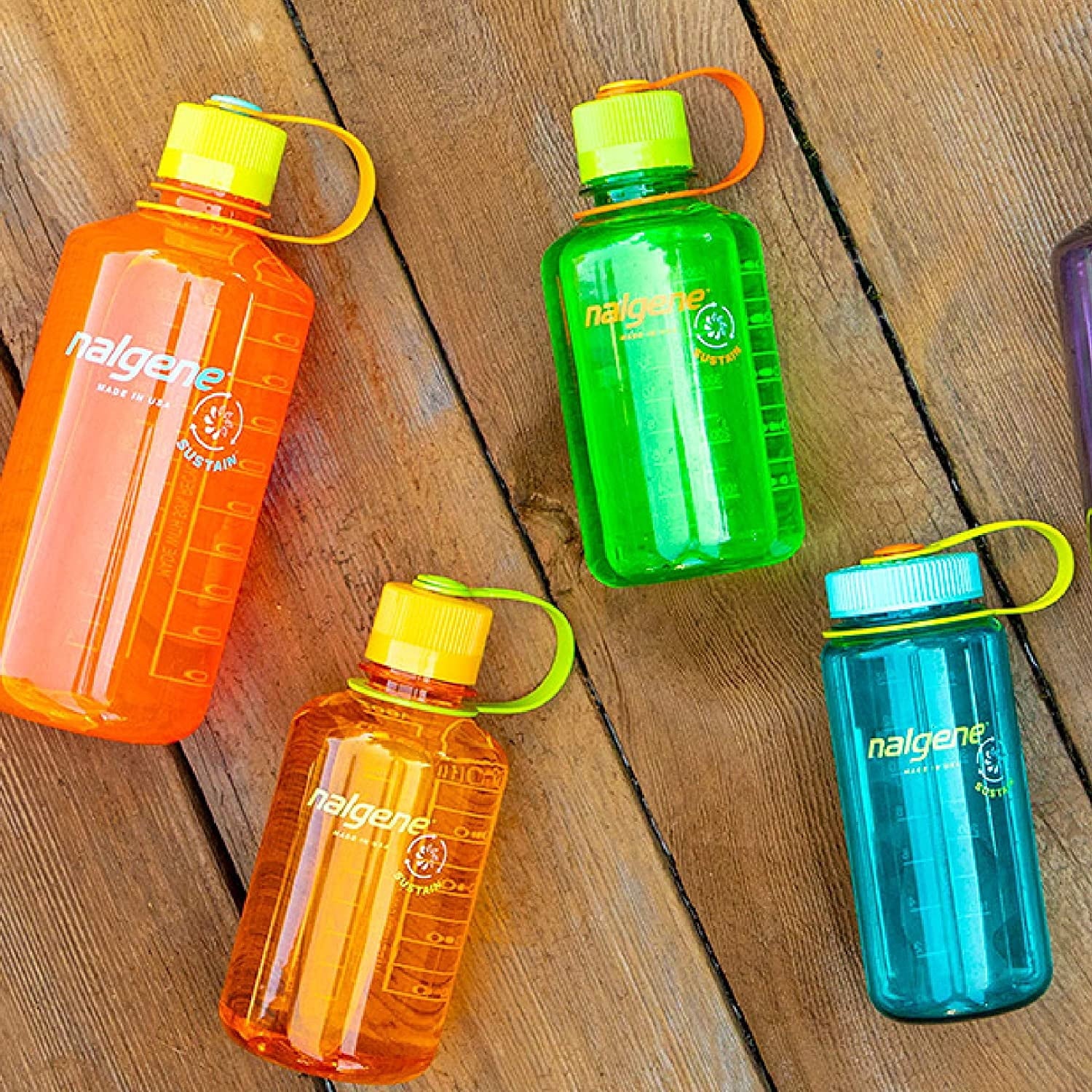 Nalgene Sustain 16 oz. Narrow Mouth Water Bottle - Cornflower Blue 0W2J