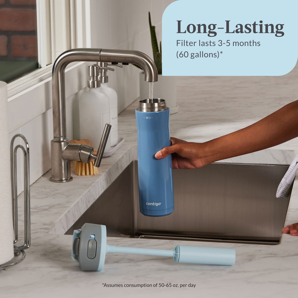 Contigo® Replacement Filter for Wells Filter Water Bottle with AUTOSPOUT® Straw Lid WU3I