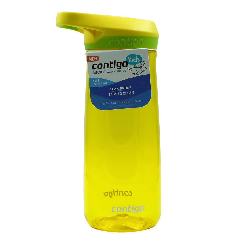 Contigo Kid's 20 oz. Micah Water Bottle w/ Simple Lid - Pineapple/Cool Lime FCP1