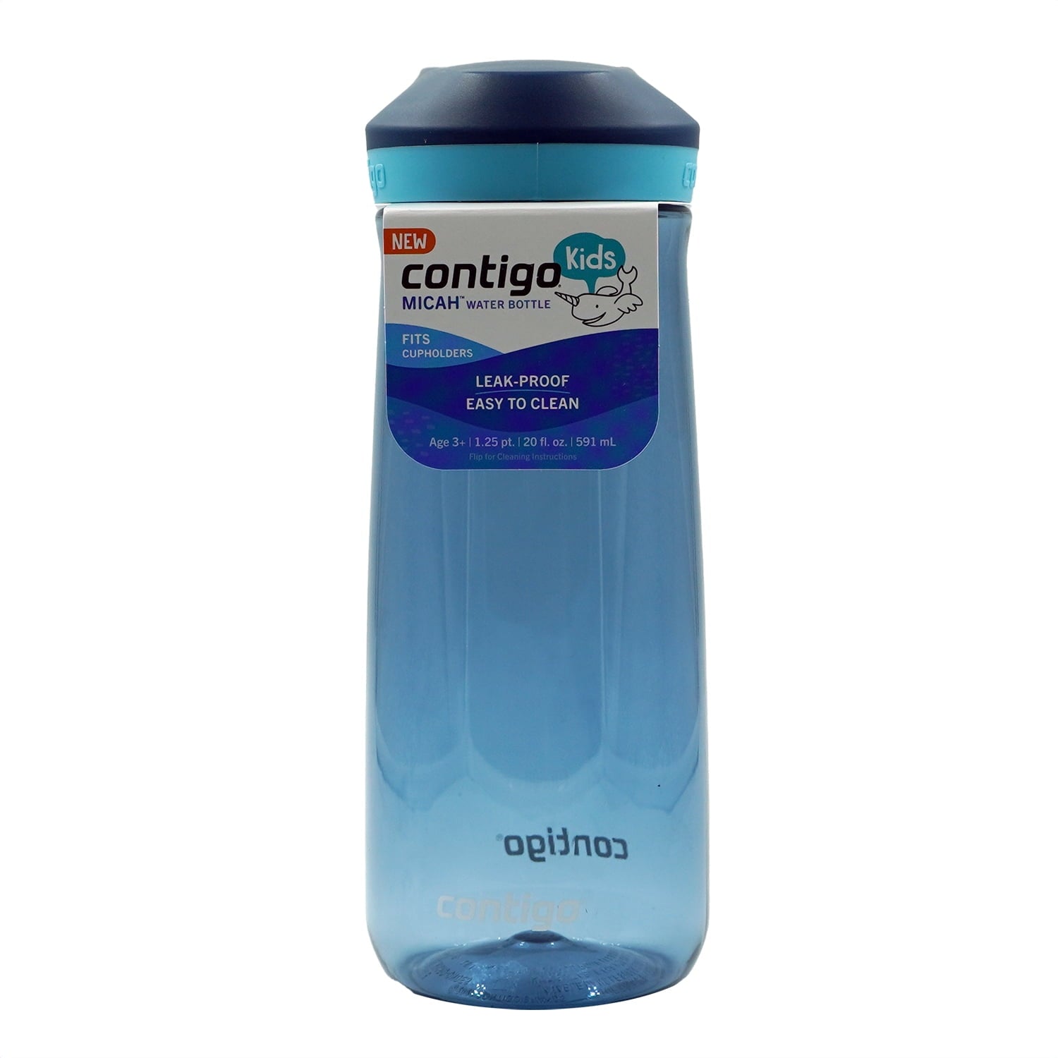 Contigo Kid's 20 oz. Micah Water Bottle w/ Simple Lid - Pineapple/Cool Lime FCP1