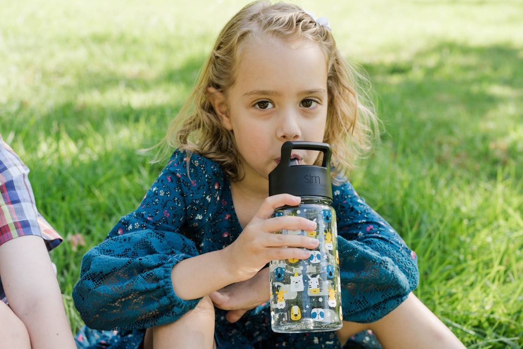 Simple Modern Disney 12oz Summit Kids Tritan Water Bottle with Straw Lid for Toddler - Dishwasher Safe Travel Tumbler - Disney: Mickey Retro SHCL