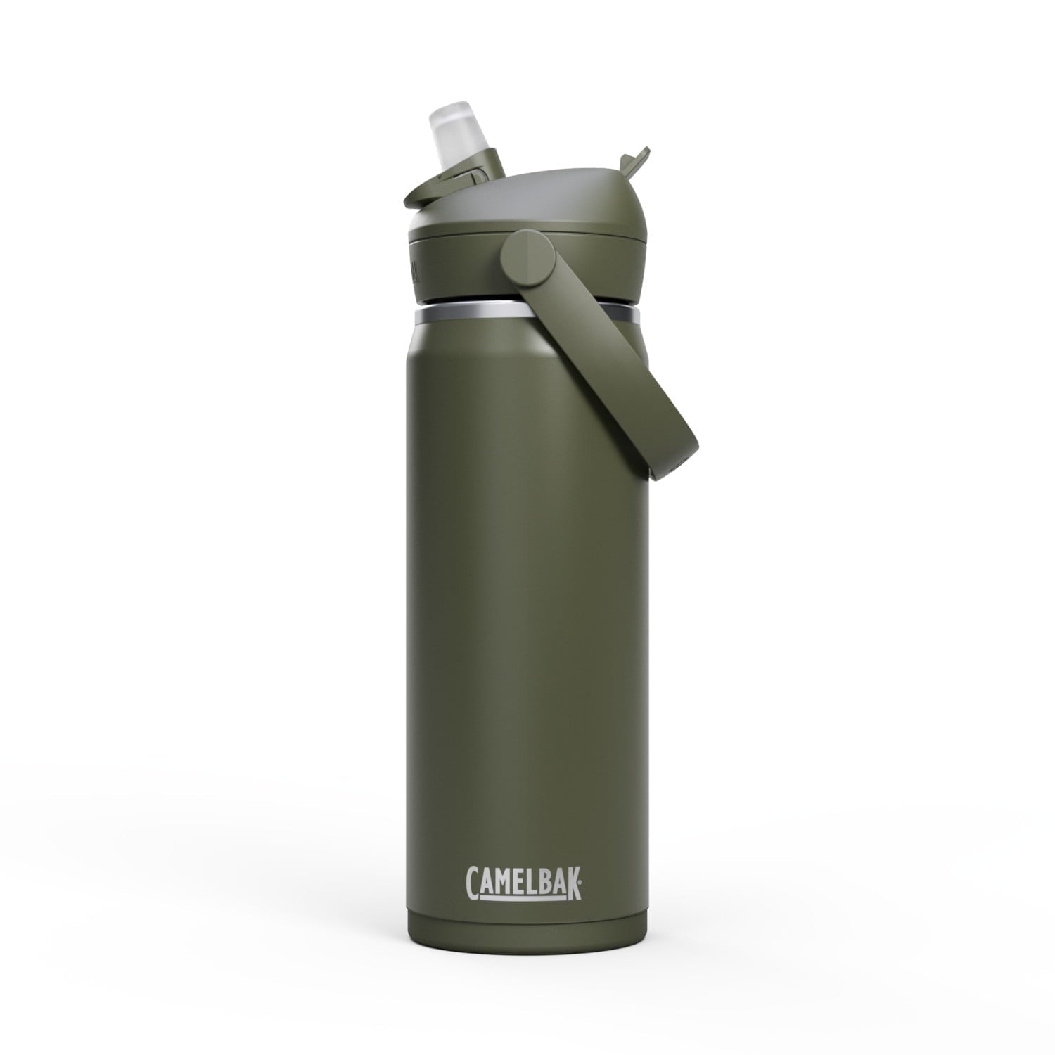 CamelBak Thrive™ Flip Straw Insulated Stainless Steel Water Bottle, 20oz, Moss 7P24