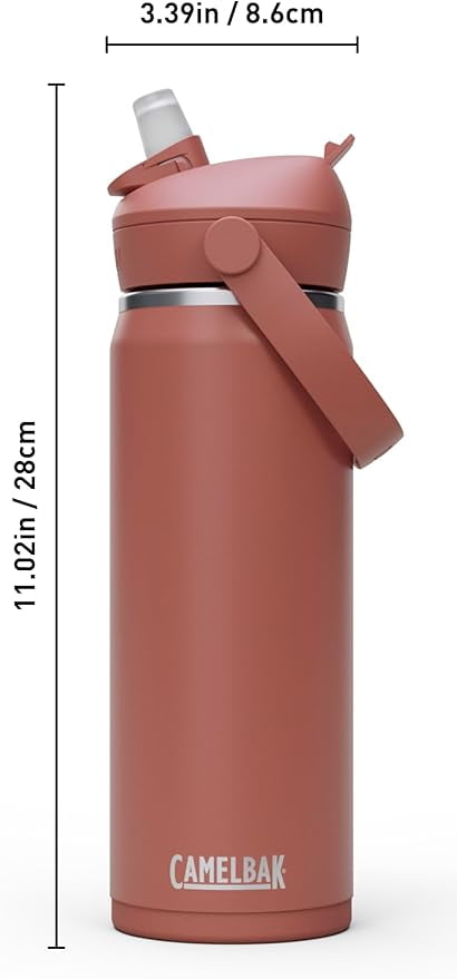 CamelBak Thrive™ Flip Straw Insulated Stainless Steel Water Bottle, 20oz, Moss 7P24